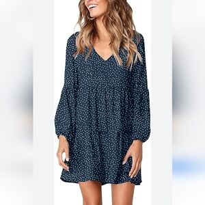 Unique and flowy Women's Mini Polkadot Dress! New without tag!